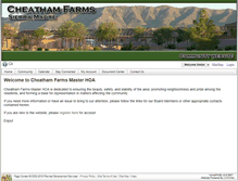 Tablet Screenshot of cheathamfarmshoa.com